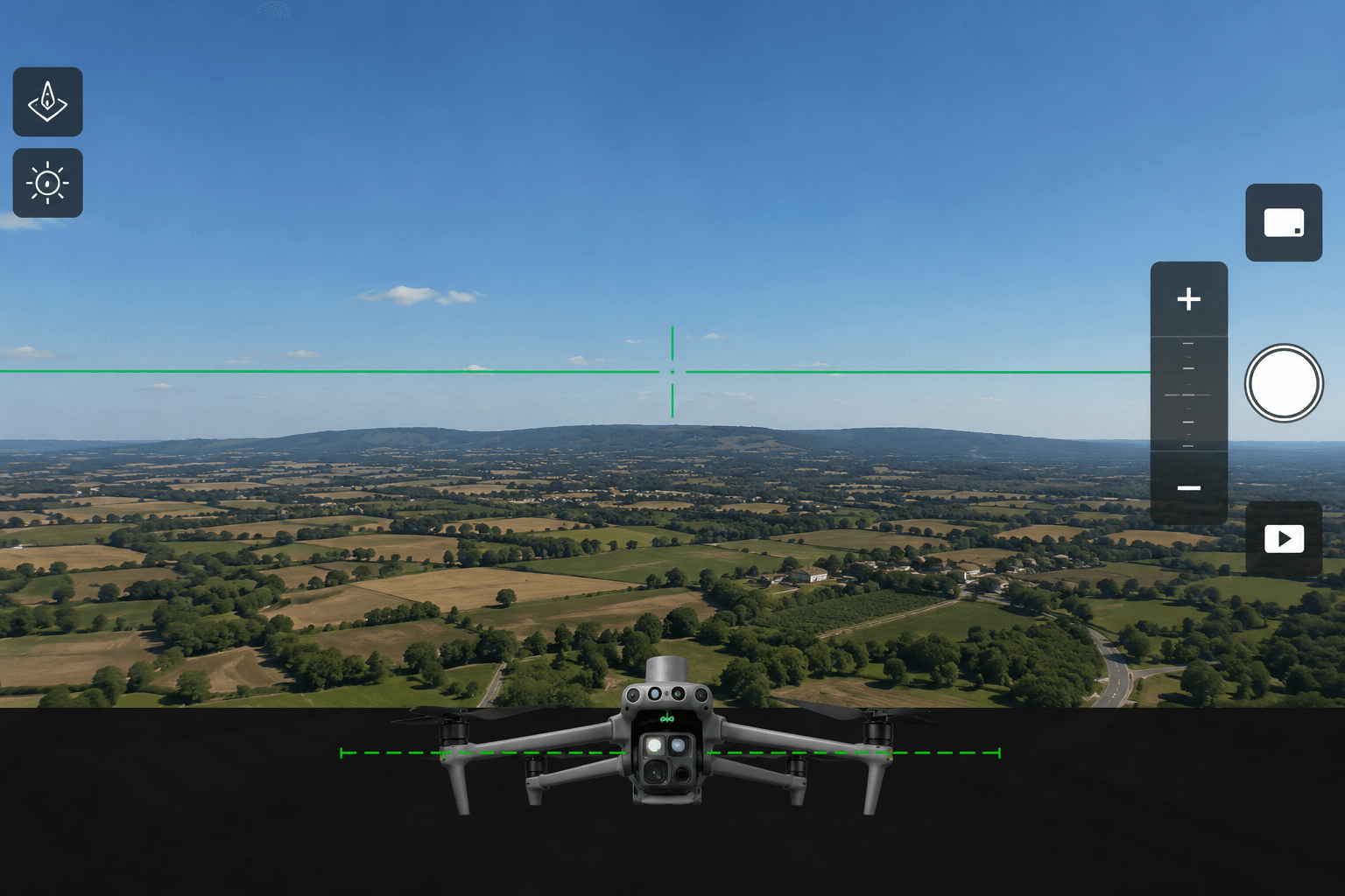 Visée faisceau hertzien (FH) par drone : ligne de vue, azimut et rapport télécom