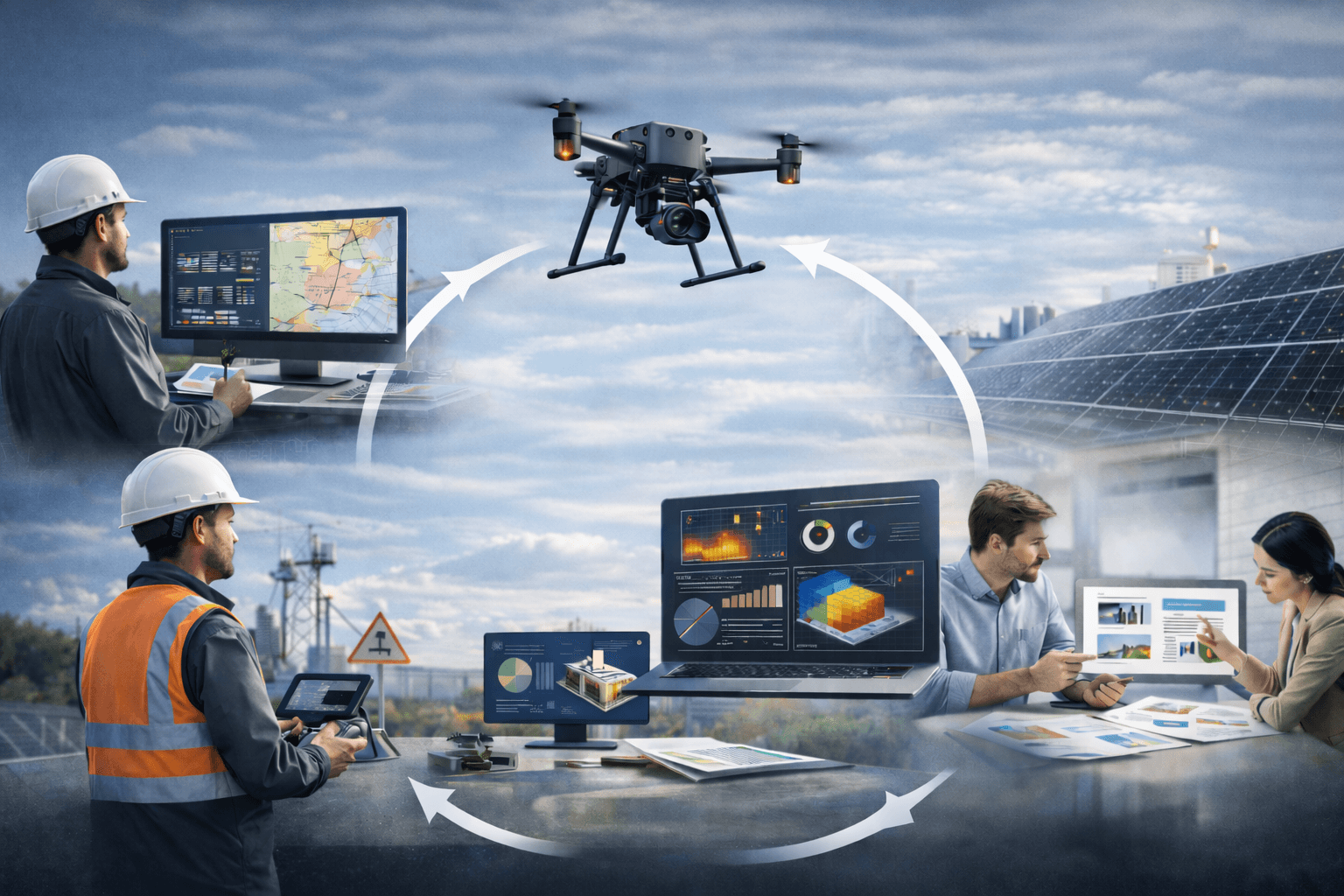 Méthodologie Altiviz : processus d’intervention par drone
